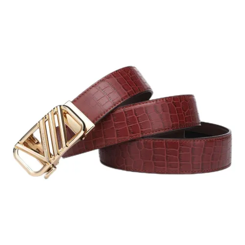 SEPTWOLVES Пряжка Натуральная кожа Гладкий Бизнес Модный YOUNG And Средний Aged Лицевая коровья кожа Ремни Мужской