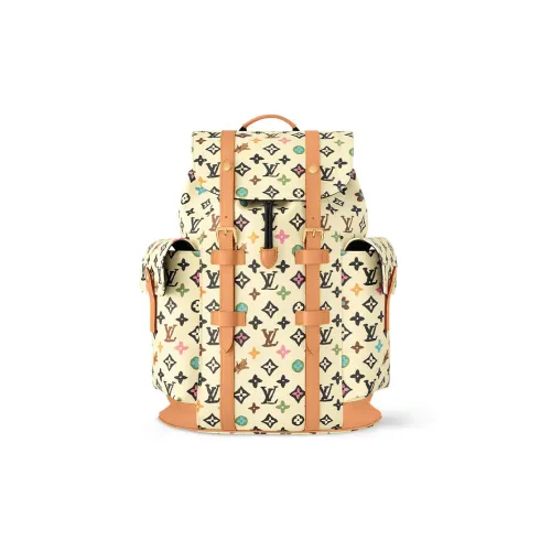 LOUIS VUITTON Рюкзак из коровьей кожи унисекс белый