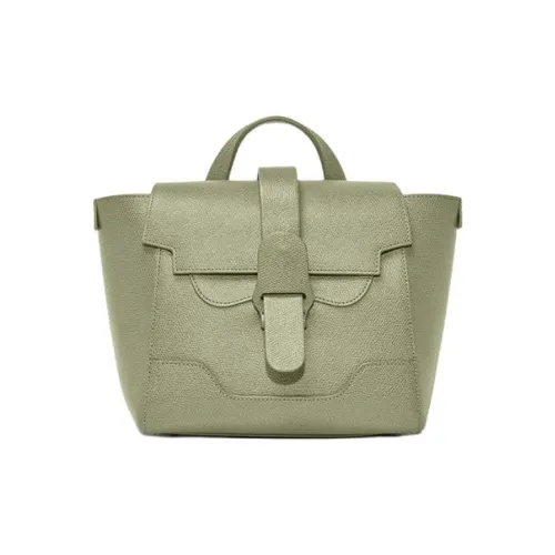 SENREVE Рюкзак из коровьей кожи сумка через плечо сумка на одно плечо портативный рюкзак маленькая женская шалфейно-зеленый