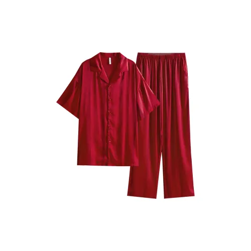 Same Language Пижамный комплект мужской китайский красный