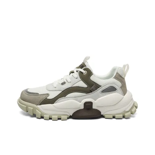 JEEP SPIRIT Повседневная Мужская Обувь Низкий Топ Тяжелая Подошва Мужская Светло-Песочный