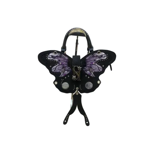 Anthracene Сумка через плечо из микрофибры сумка на плечо женская черная и фиолетовая