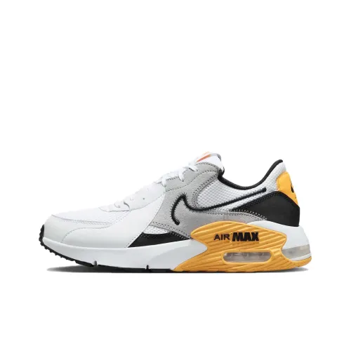 Nike Air Max Excee Амортизация Устойчивость к истиранию Поддержка Легкий Низкий Топ Беговые кроссовки Мужские Белый Серый