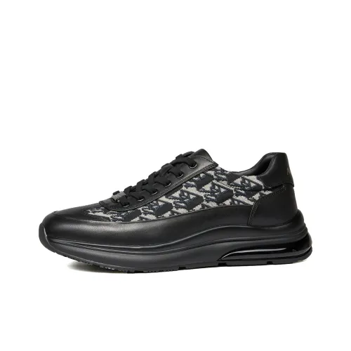 AQUASCUTUM Повседневный Низкий Топ Черный Мужской