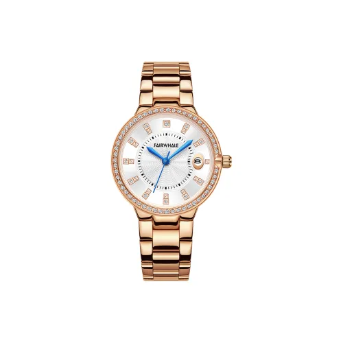 FAIRWHALE Smart Series Кварцевый механизм ремешок из нержавеющей стали женские часы белый циферблат