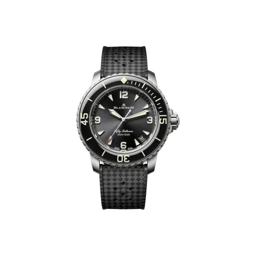 BLANCPAIN Автоматический Механический Часы Мужские FIFTY FATHOMS 42,3 мм Черные