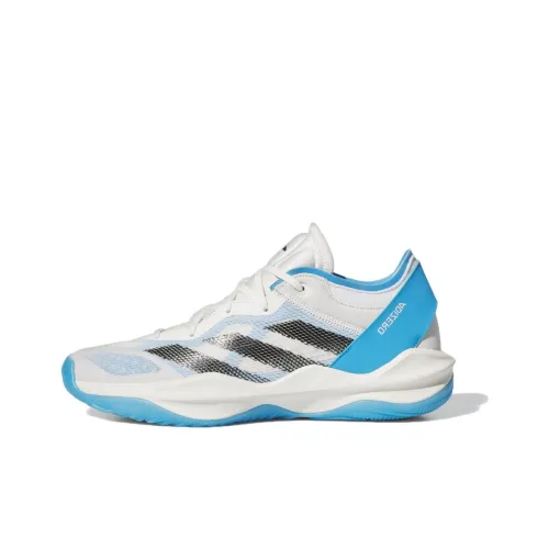 Adidas Adizero Select 2,0 Low Топ Баскетбольные кроссовки Унисекс Белый Синий