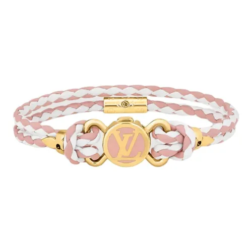 LOUIS VUITTON Коровья кожа Металл Эмаль Браслеты Женские Розовый