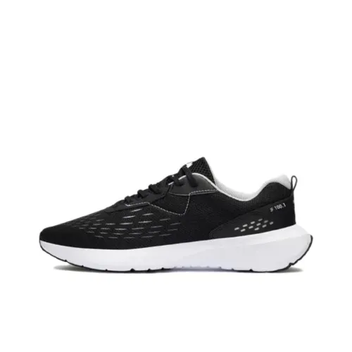 DECATHLON Беговые кроссовки Low Топ Черный Белый Мужской