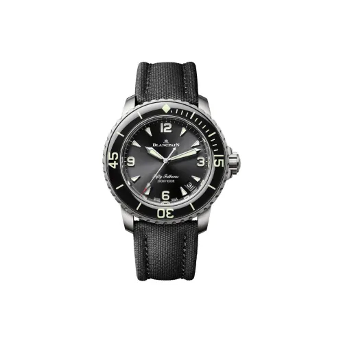 BLANCPAIN Автоматический Механический Часы Мужские FIFTY FATHOMS 42,3 мм Черные