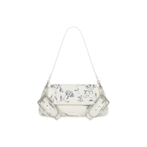 Givenchy Voyou Коровья кожа Одно плечо Сумка Маленькая Женская Слоновая кость