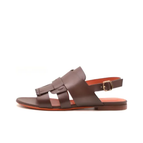 Santoni One Ремешок Сандалии Женские Коричневый