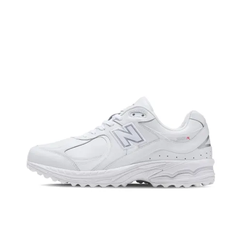 New Balance NB 2002 V1 Low Топ Кроссовки для тренировок Унисекс Белый Серебряный