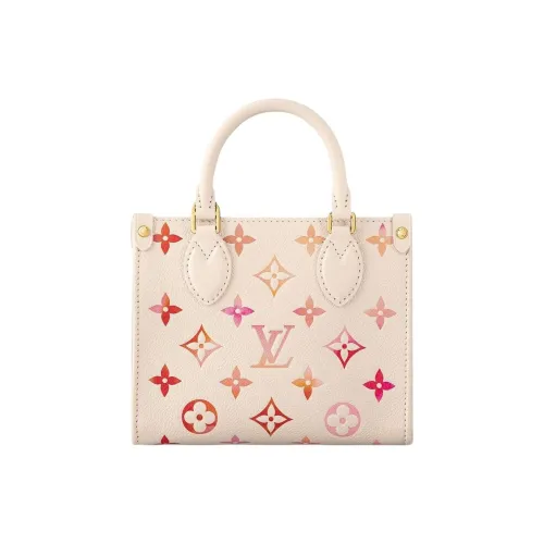 LOUIS VUITTON ONTHEGO Кожаная джунгли Сумка через плечо Сумка Сумка для женщин