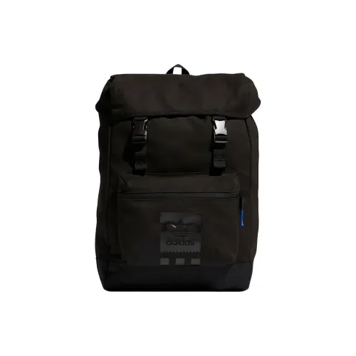 Adidas Originals Cotton Canvas Backpack Unisex Black Adidas Originals Хлопок Холст Рюкзак Унисекс Черный