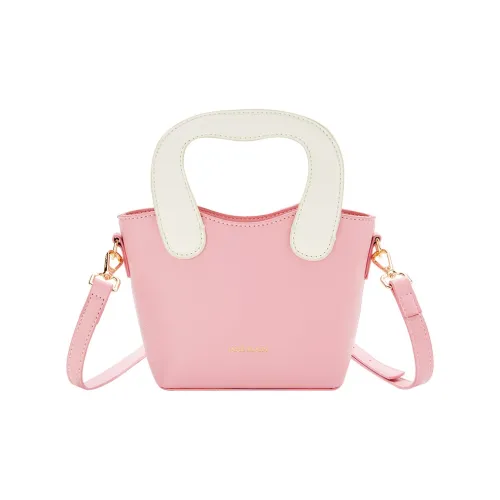 JANE KLAIN ПУ (полиуретан) Корзинка-сумка Сумка через плечо Сумка Обычная Женская Коричневый Белый Розовый