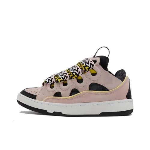 Lanvin Curb Low Топ Скейтборд Кроссовки Женские Розовые