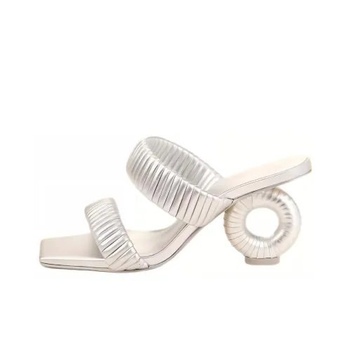 CULT GAIA Слипоны 7,6 см Женские Серебряные