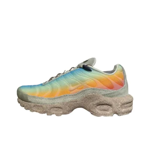 Nike Air Max Plus Беговые кроссовки Низкий топ Коричневый зеленый Мужской