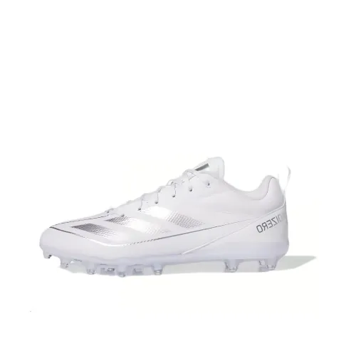 Adidas AG Artificial Grass Амортизация Футбольные бутсы Мужские Серебристо-белые