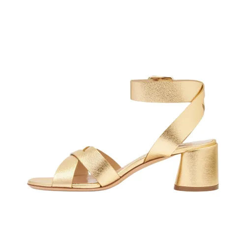 Casadei Emily Vesta One Strap Sandals 5cm Women's Gold Casadei Emily Vesta One Ремень Сандалии 5см Женские Золотые