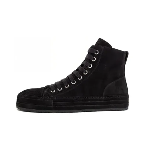 Ann Demeulemeester Скейтборд Кроссовки Высокие Черные Женские