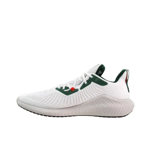 Adidas Alphabounce+ Амортизация Износостойкие Низкие Кроссовки для Бега Женские Белые