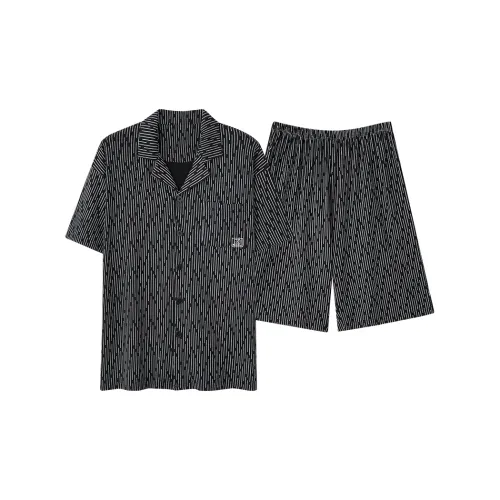 Kerener Pajama Комплект Мужской Угольный Черный