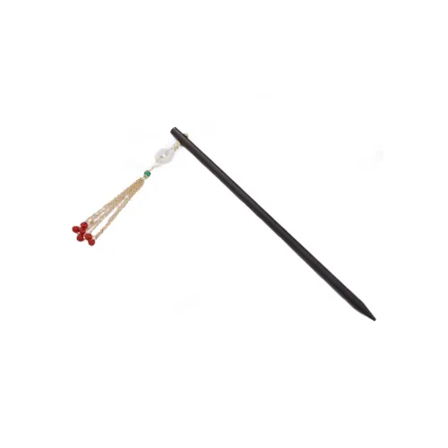 Kelanxi Деревянные шпильки для волос Женские Черные