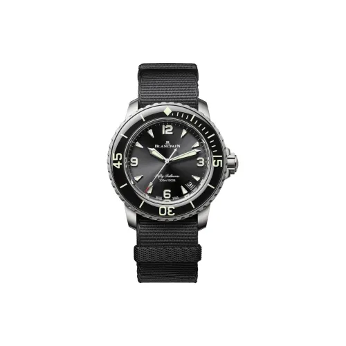 BLANCPAIN Автоматический Механический Часы Мужские FIFTY FATHOMS 42,3 мм Черные