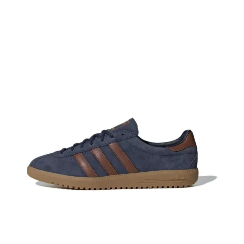 Adidas Originals Bermuda Slip Resistant Abrasion Resistant Низкие Скейтбординг Кроссовки Unisex Синий Коричневый