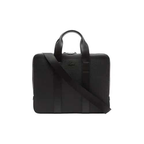 LACOSTE Сумка для ноутбука из коровьей кожи сумка на одно плечо мужская черная