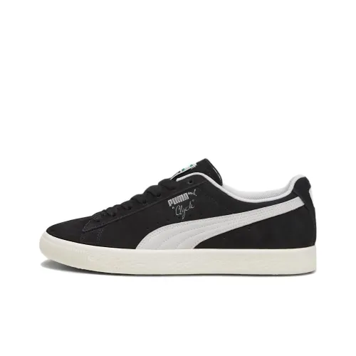 PUMA Clyde Скейтборд Кроссовки Низкие Матовые Айвори Мужские