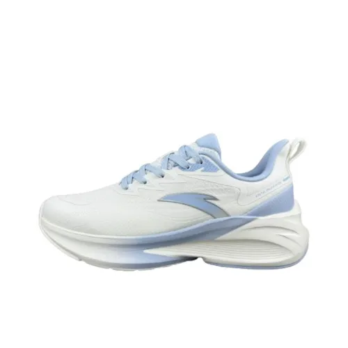 ANTA Амортизация Низкий Топ Беговые Кроссовки Женские Белые Синие