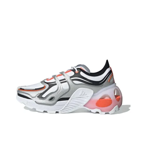 Adidas Slip-resistant Low Top Беговые кроссовки Унисекс Серый Белый Черный