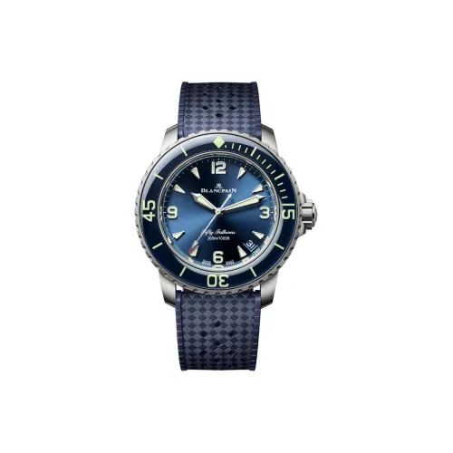 BLANCPAIN Автоматический Механический Часы Мужские FIFTY FATHOMS 42,3 мм Синий