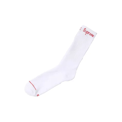 Supreme MM6 Maison Margiela Co Бренд Унисекс Высокие Носки до Колена