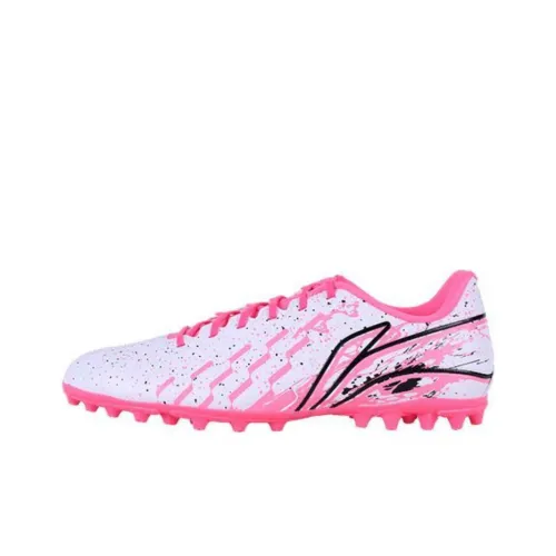 LINING Jin MG MULTI Ground Амортизация Износостойкие футбольные бутсы для мужчин розовые