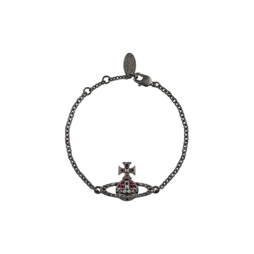 Vivienne Westwood Brass Crystal Electroplated Bracelets Women's Bronze Вивьен Вествуд Латунь Кристалл Гальванизированные Браслеты Женские Бронза