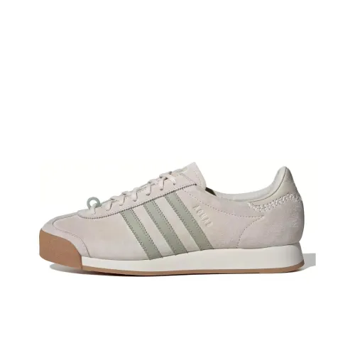 Maharishi x Adidas Originals Samoa Slip-Resistant Low Top Skateboard Shoes Unisex Ecru