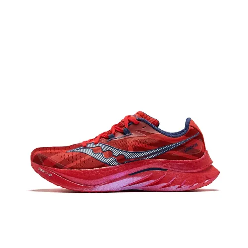 Saucony Endorphin Speed Brown 4 Беговые кроссовки Низкий Топ Красный Мужской
