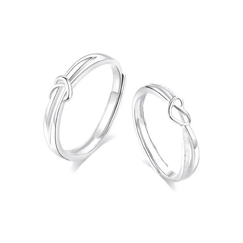 ZOKS Сплав Подарок на День Рождения для Подруги или Подарок на День Рождения для Парня с Кольцом Унисекс Серебряный