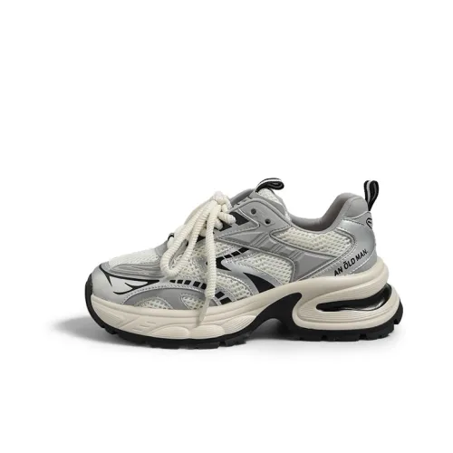 An Old Man Износостойкий и Легкий Низкий Топ Толстая Подошва Кроссовки Женские