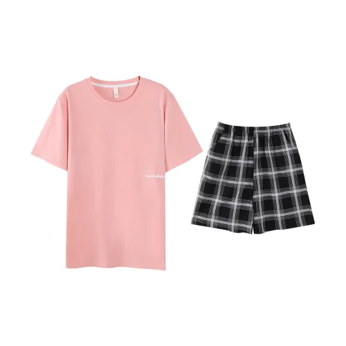 CHUDUAN SS24 Пижамный комплект Мужской Розовый