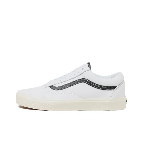 Vans Old Skool Скейтборд Кроссовки Низкие Черные/Белые Унисекс