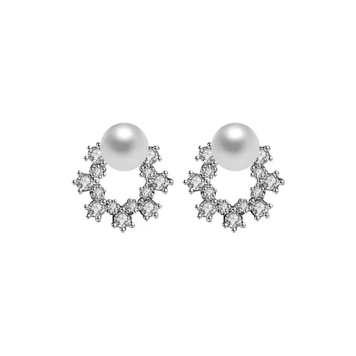 DJIN Серебро S925 Серьги-гвоздики Женские