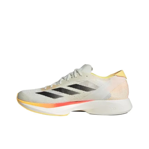 Adidas Adizero Takumi Sen 10 Беговые кроссовки Низкий топ Белый черный Мужской