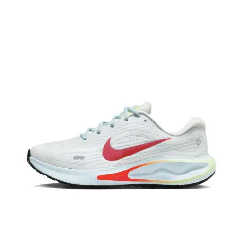 Nike Journey Run Low Топ Беговые кроссовки Женские Красный синий белый
