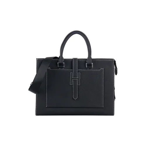 CMLZIUA Сумка через плечо из коровьей кожи унисекс черная