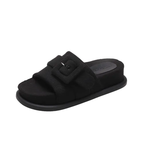 Слипоны с принтом Peach женские